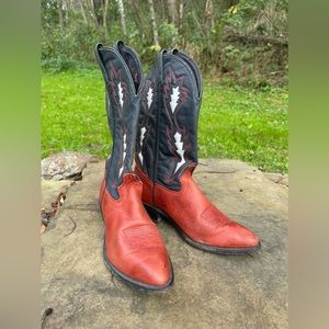 Vintage red Laredo Cowgirl boots